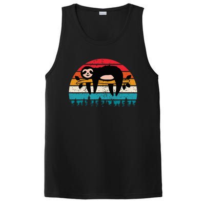 Vintage Sunset Sloths PosiCharge Competitor Tank