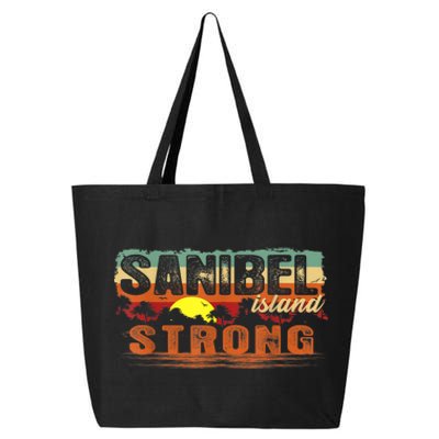 Vintage Sunset Sanibel Island FL Tee Sanibel Island Strong 25L Jumbo Tote