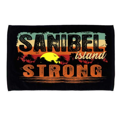 Vintage Sunset Sanibel Island FL Tee Sanibel Island Strong Microfiber Hand Towel