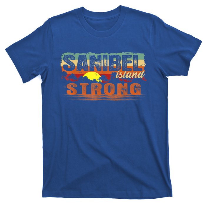 Vintage Sunset Sanibel Island FL Tee Sanibel Island Strong T-Shirt