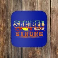 Vintage Sunset Sanibel Island FL Tee Sanibel Island Strong Coaster