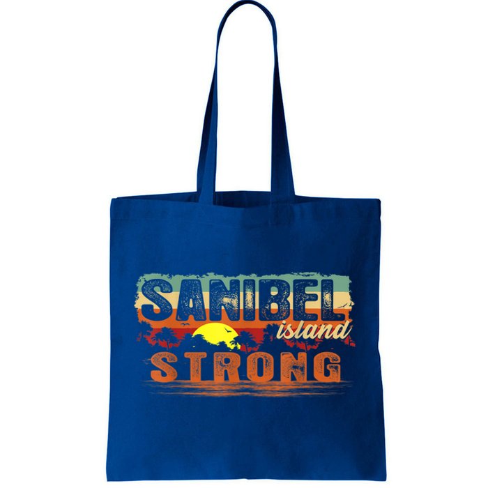 Vintage Sunset Sanibel Island FL Tee Sanibel Island Strong Tote Bag