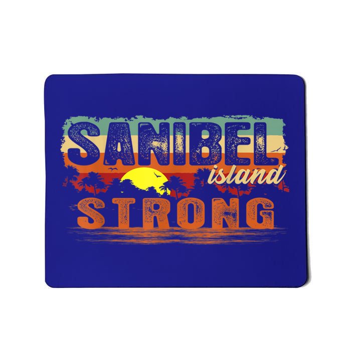 Vintage Sunset Sanibel Island FL Tee Sanibel Island Strong Mousepad