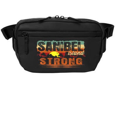 Vintage Sunset Sanibel Island FL Tee Sanibel Island Strong Crossbody Pack