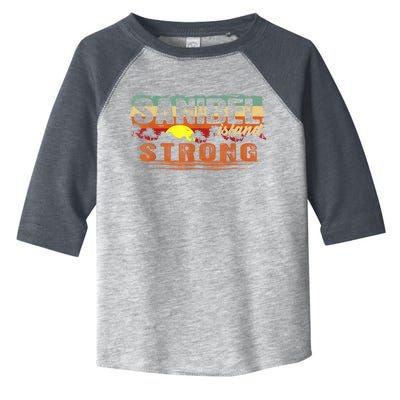 Vintage Sunset Sanibel Island FL Tee Sanibel Island Strong Toddler Fine Jersey T-Shirt