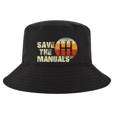 Vintage Save The Stick Manual Transmission Cool Comfort Performance Bucket Hat