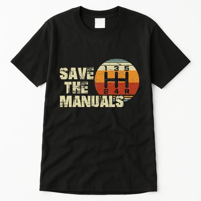 Vintage Save The Stick Manual Transmission Tall T-Shirt