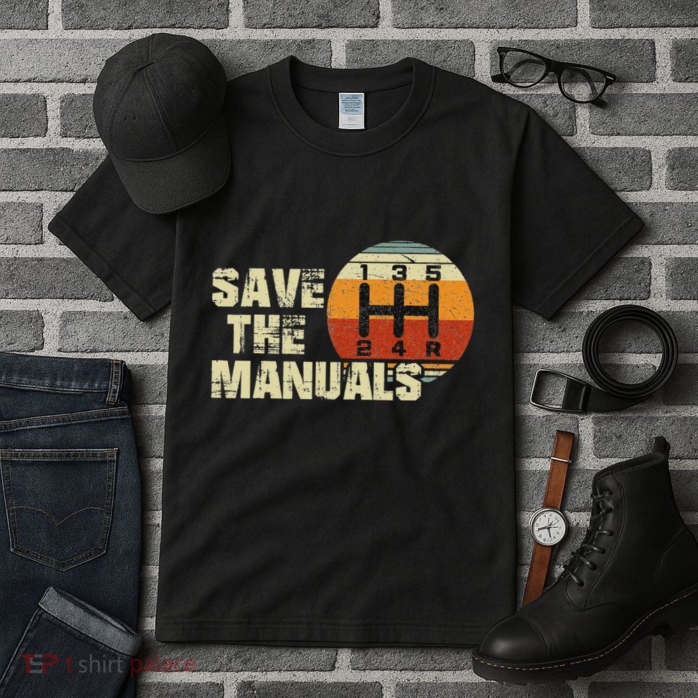 Vintage Save The Stick Manual Transmission Tall T-Shirt