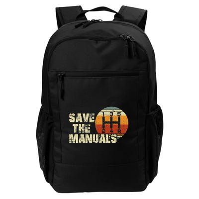 Vintage Save The Stick Manual Transmission Backpack