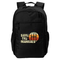 Vintage Save The Stick Manual Transmission Backpack