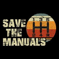 Vintage Save The Stick Manual Transmission 16 in Basic Backpack