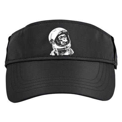 Vintage Space Travel Astronaut Monkey Adult Drive Performance Visor