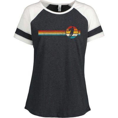 Vintage Sneedville Tennessee TN Mountains Hiking Souvenir Enza Ladies Jersey Colorblock Tee