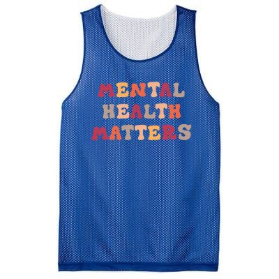 Vintage Style Tal Health Matters Meaningful Gift Mesh Reversible Basketball Jersey Tank