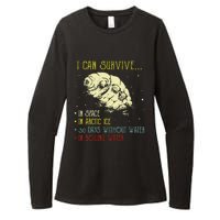 Vintage Science Tardigrade Gifts Microbiology Water Bear Womens CVC Long Sleeve Shirt