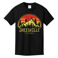 Vintage Sneedville Tennessee TN Mountains Hiking Souvenir Kids T-Shirt