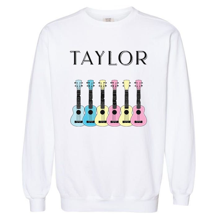 Vintage Style Taylor Guitar Garment-Dyed Sweatshirt