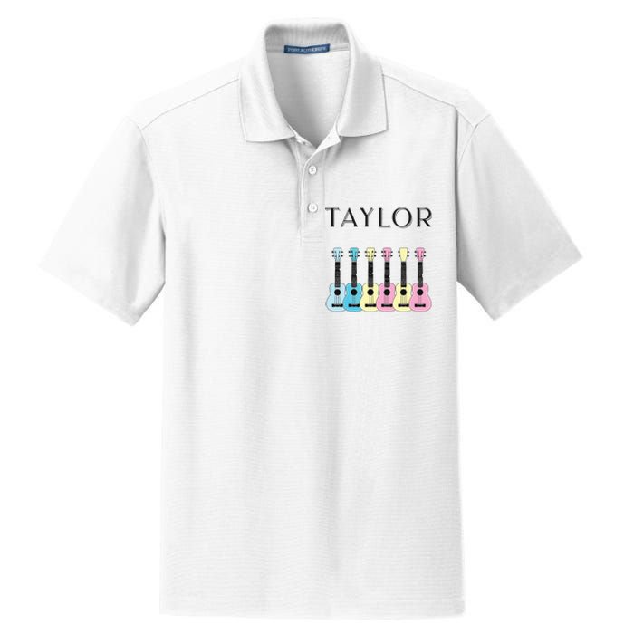 Vintage Style Taylor Guitar Dry Zone Grid Polo