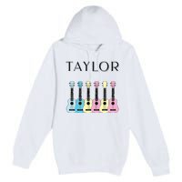 Vintage Style Taylor Guitar Premium Pullover Hoodie