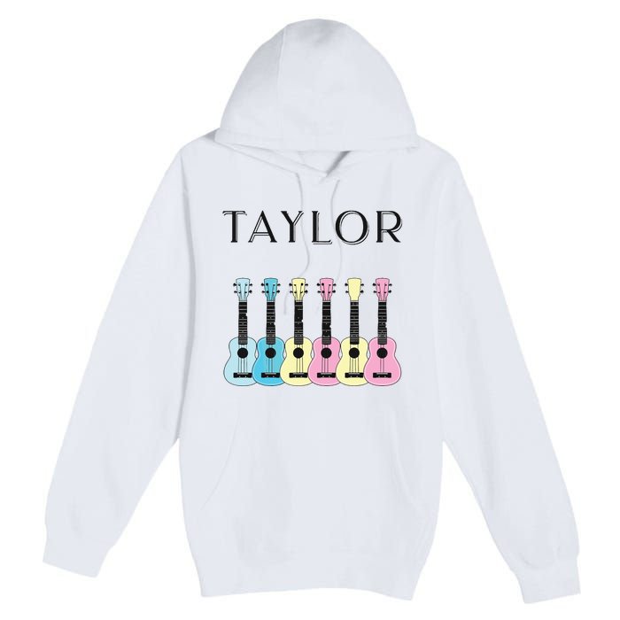 Vintage Style Taylor Guitar Premium Pullover Hoodie