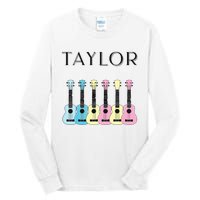 Vintage Style Taylor Guitar Tall Long Sleeve T-Shirt