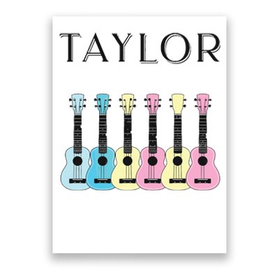 Vintage Style Taylor Guitar Poster