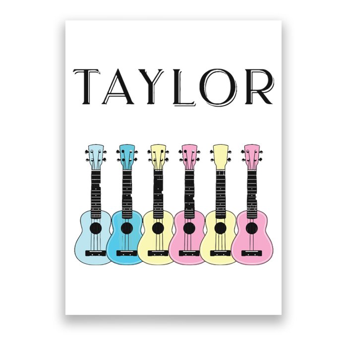 Vintage Style Taylor Guitar Poster