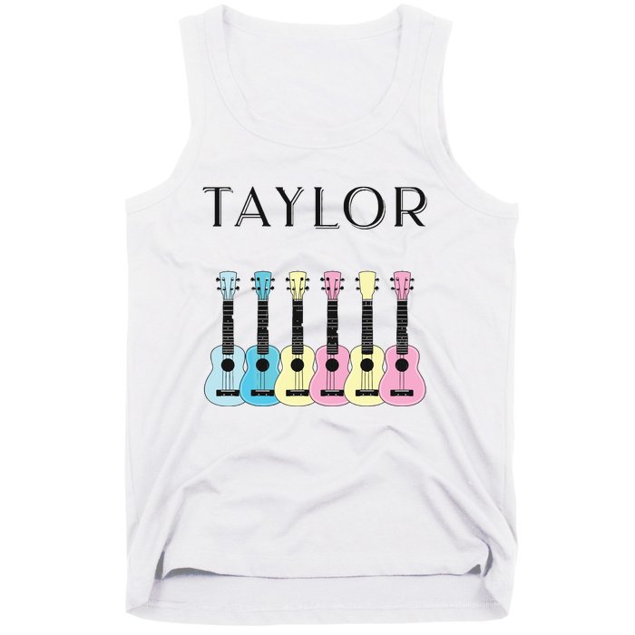 Vintage Style Taylor Guitar Tank Top