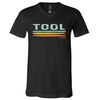 Vintage Stripes Tool Tx V-Neck T-Shirt