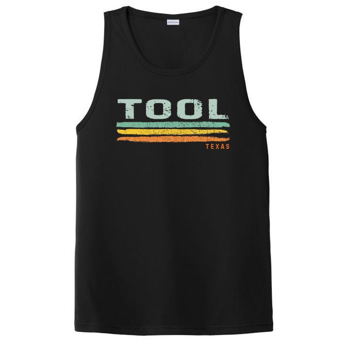 Vintage Stripes Tool Tx PosiCharge Competitor Tank