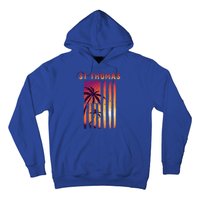 Vintage St Thomas Us Virgin Islands Patriotic Flag Meaningful Gift Hoodie