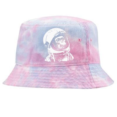 Vintage Space Travel Astronaut Monkey Tie-Dyed Bucket Hat