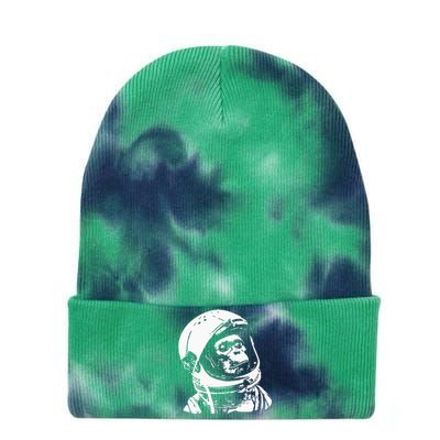 Vintage Space Travel Astronaut Monkey Tie Dye 12in Knit Beanie