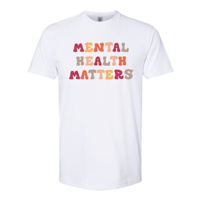 Vintage Style Tal Health Matters Meaningful Gift Softstyle CVC T-Shirt