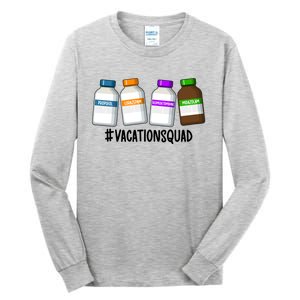 Vacation Squad Trauma Icu Nurse Trauma Icu Nursing Cute Gift Tall Long Sleeve T-Shirt