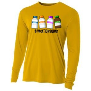 Vacation Squad Trauma Icu Nurse Trauma Icu Nursing Cute Gift Cooling Performance Long Sleeve Crew