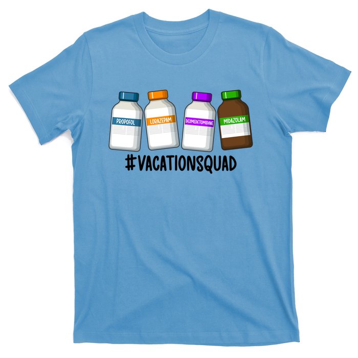 Vacation Squad Trauma Icu Nurse Trauma Icu Nursing Cute Gift T-Shirt