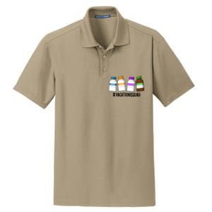 Vacation Squad Trauma Icu Nurse Trauma Icu Nursing Cute Gift Dry Zone Grid Polo