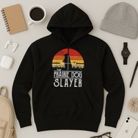 Vintage Sunset The Prairie Dog Slayer Hoodie