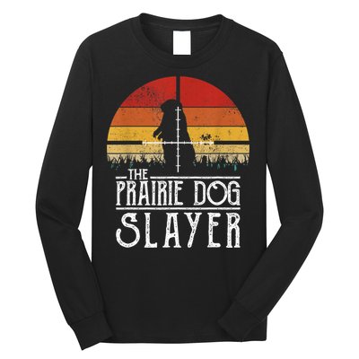 Vintage Sunset The Prairie Dog Slayer Long Sleeve Shirt