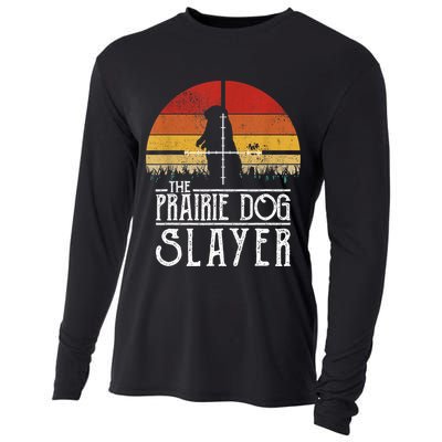 Vintage Sunset The Prairie Dog Slayer Cooling Performance Long Sleeve Crew