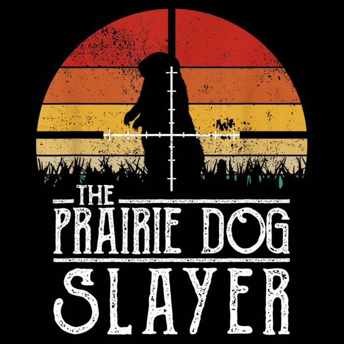 Vintage Sunset The Prairie Dog Slayer Wool Snapback Cap