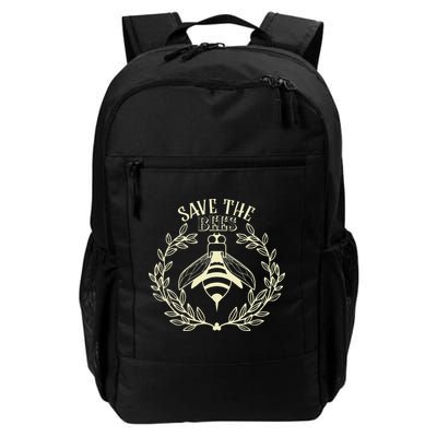 Vintage Save The Bees Honey Beekeeper Environmentalist Backpack