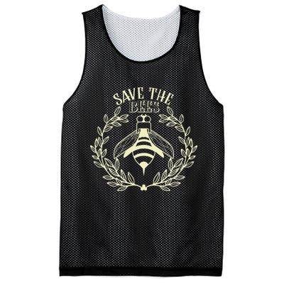 Vintage Save The Bees Honey Beekeeper Environmentalist Mesh Reversible Basketball Jersey Tank