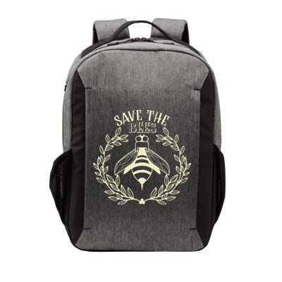 Vintage Save The Bees Honey Beekeeper Environmentalist Vector Backpack