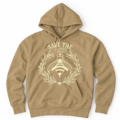 Vintage Save The Bees Honey Beekeeper Environmentalist Hoodie