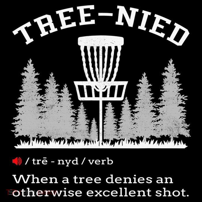 Vintage Stupid Tree Disc Golf Funny Gift Frisbee Tall T-Shirt