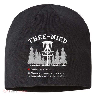 Vintage Stupid Tree Disc Golf Funny Gift Frisbee Sustainable Beanie