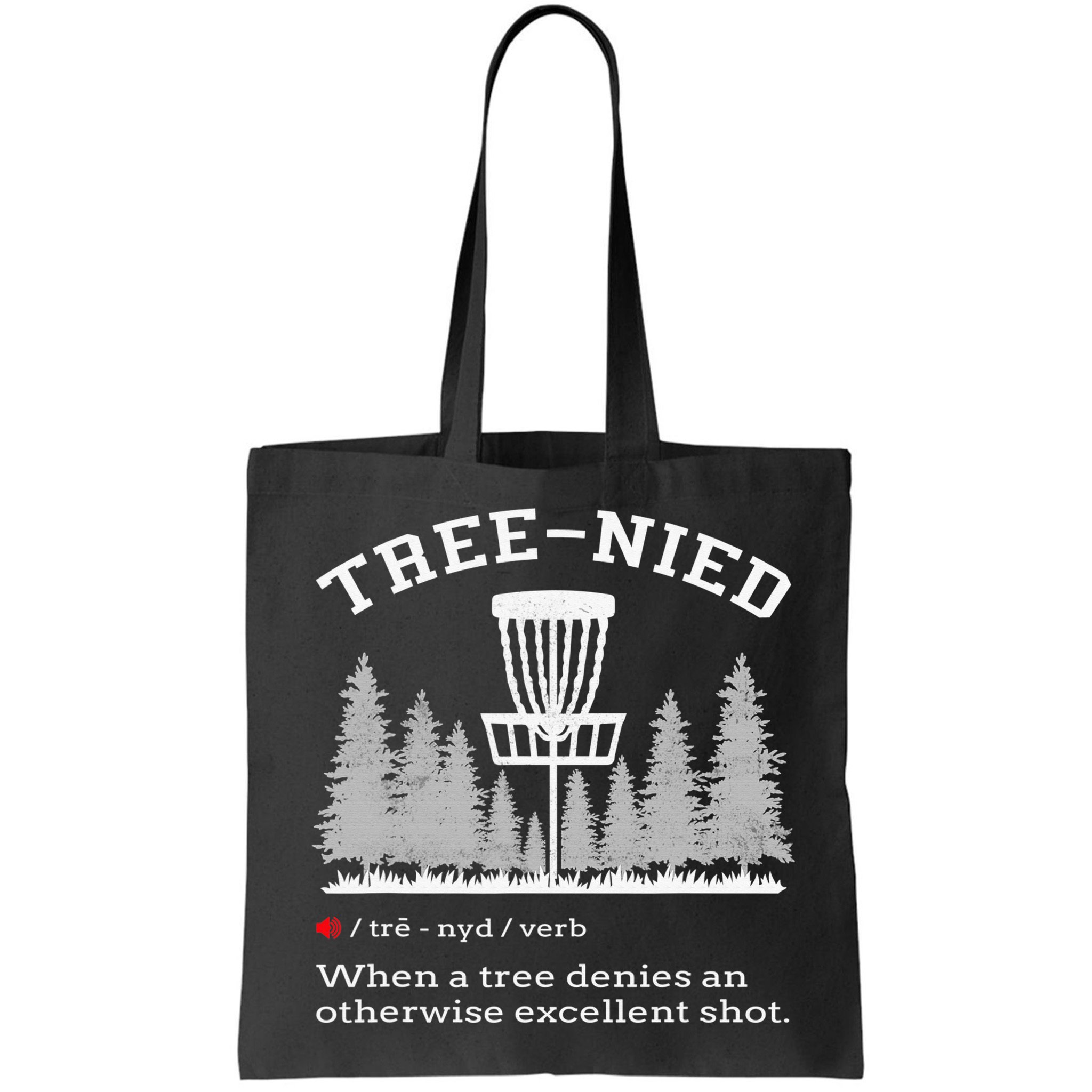 Vintage Stupid Tree Disc Golf Funny Gift Frisbee Bag