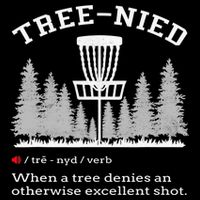 Vintage Stupid Tree Disc Golf Funny Gift Frisbee Toddler Hoodie